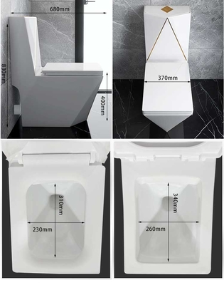 Quadrado Diamond Sanitary Ware Toilet