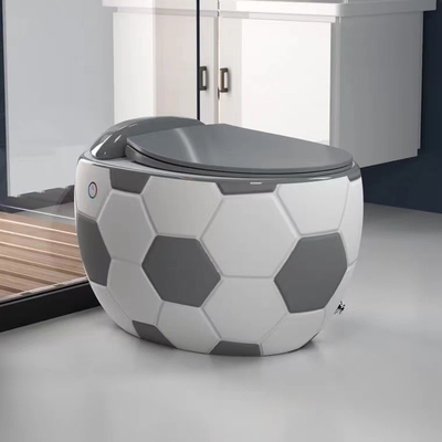 olhar Siphonic do futebol 3D um projeto sem água da caixa do toalete da parte
