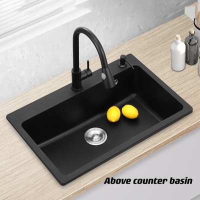 Único modelo Design da banca da cozinha 3D da bacia SS201 SS304 Undermount