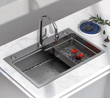 Banca da cozinha feito a mão da estação de trabalho da espessura 3.5mm com placa de corte