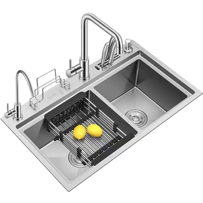 Bacia dobro do dissipador da barra do quadrado 680*450mm Undermount para a lavanderia da cozinha