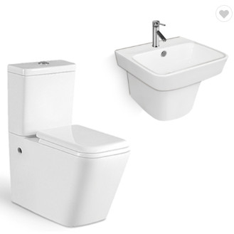 Toalete do WC de Pit Spacing 180mm da mistura e parede de duas partes Hung Basin Set