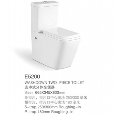 Toalete do WC de Pit Spacing 180mm da mistura e parede de duas partes Hung Basin Set