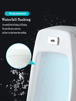 Parede de nivelamento Hung Urinal Bowl Top Spud da gravidade para o homem ou a criança