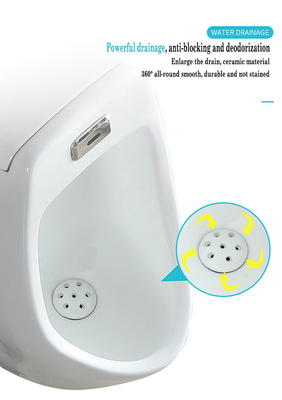 Parede de nivelamento Hung Urinal Bowl Top Spud da gravidade para o homem ou a criança
