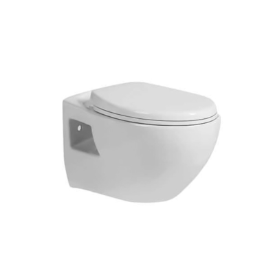 espaço de duas partes de 650*350*805mm que salvar fixado na parede sem aro dos toaletes
