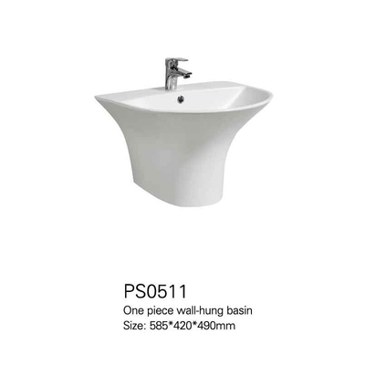 Parede Hung Wash Basin do suporte do dissipador sanitário cerâmico de alta qualidade dos mercadorias da bacia meia