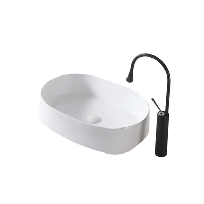 Cerâmico fácil de limpar superior contrário da bacia 560*390*140mm sanitária dos mercadorias