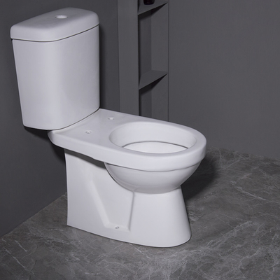 O fim branco do Washdown acoplou o resplendor duplo da armadilha de duas partes do WC S dos toaletes