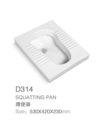 Cerâmico amigável higiênico de Pan Toilet Bowl Modern Desgin Eco da ocupa