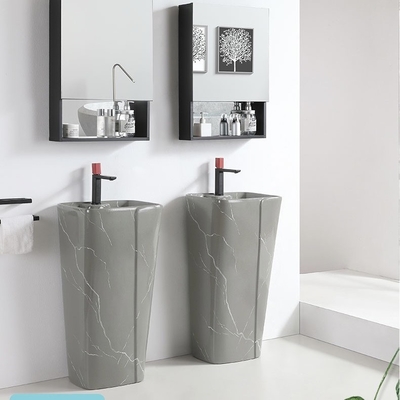 Suporte superior contrário Matte Grey Vanity Bowl da bacia do comprimento 820mm 850mm